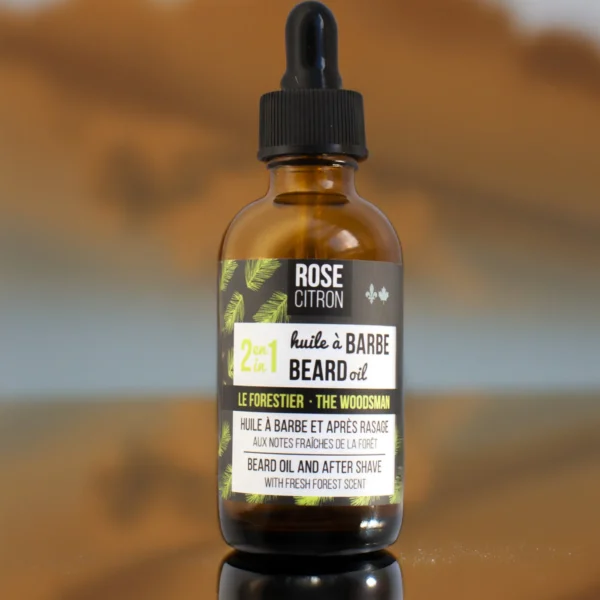 2 en 1 Huile à barbe et après-rasage